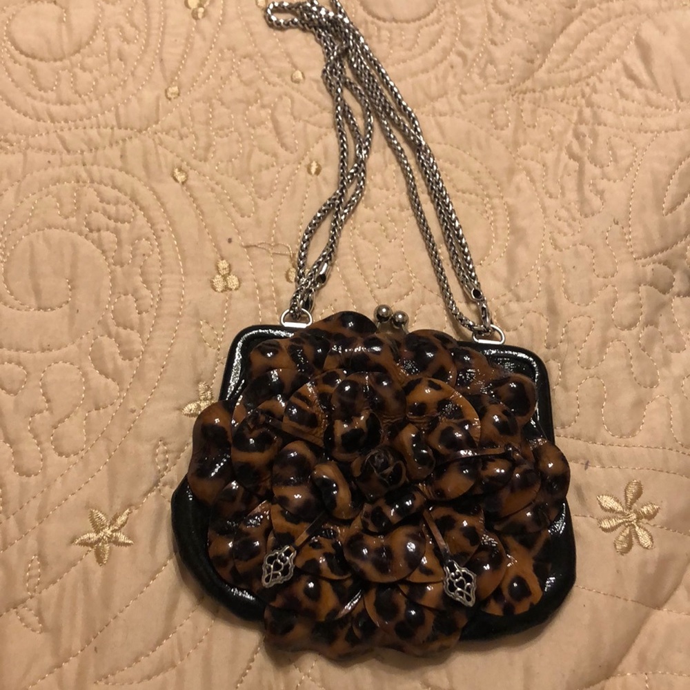 Brighton rose crossbody with chain